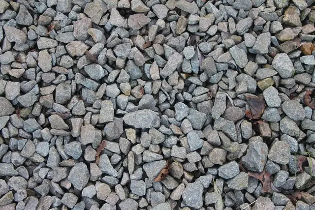 Pile of loose gravel